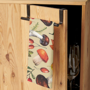 Paño De Cocina Hongos otoñales