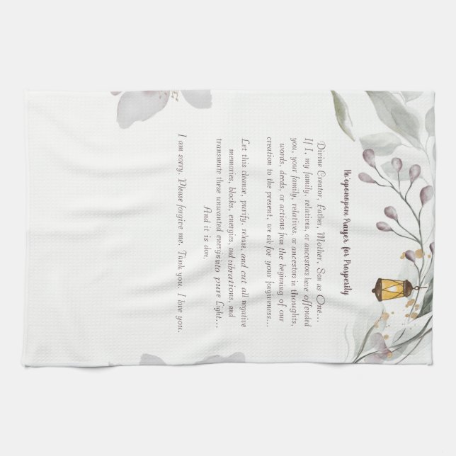 Paño De Cocina Ho'oponopono Prayer Mug (Horizontal)