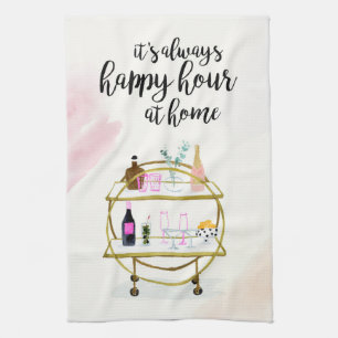 Paño De Cocina Hora feliz en casa