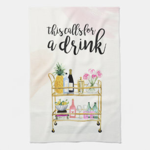 Paño De Cocina Hora feliz en casa II