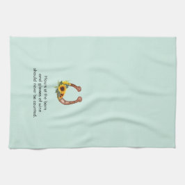 Paño De Cocina Horas en el granero y el vino