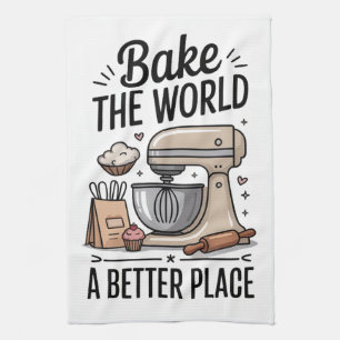 Paño De Cocina Hornea el Mundo