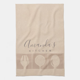 PAÑO DE COCINA HORQUILLA DE CORREO DE ROPA ORO ROSA CHEF