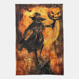 Paño De Cocina Horror Halloween Jack O Lantern Spookason