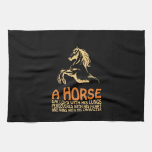 Paño De Cocina Horse Art A Horse Gallops