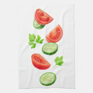 Paño De Cocina Hortalizas voladoras