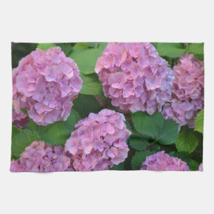 Paño De Cocina Hortensia hidrangea bush rosa