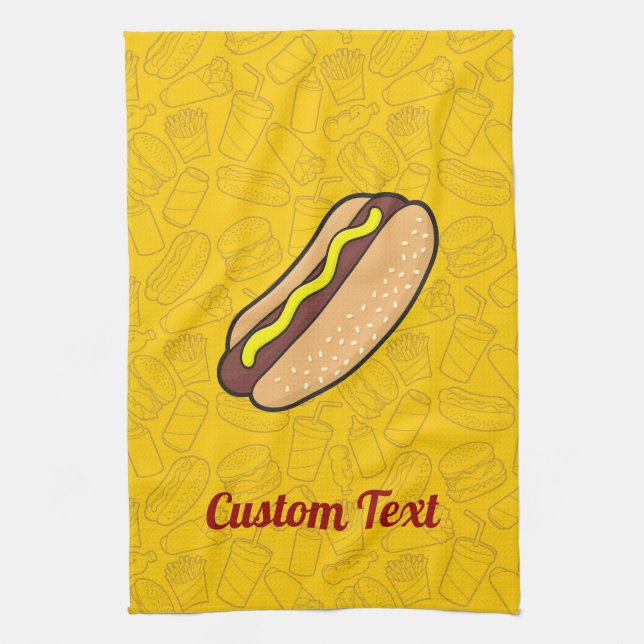 Paño De Cocina Hotdog Kitchen Towel (Vertical)