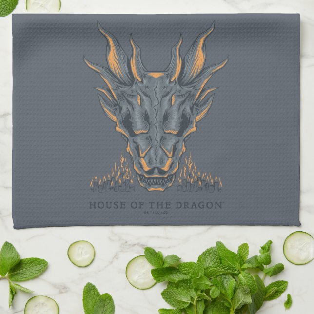 Paño De Cocina HOUSE OF THE DRAGON | Balerion Candle Altar (Doblado)