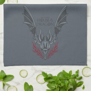 Paño De Cocina HOUSE OF THE DRAGON   Fire-Breathing Dragon Head