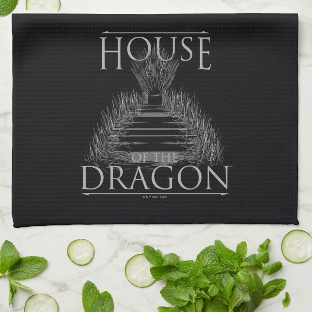 Paño De Cocina HOUSE OF THE DRAGON | Iron Throne Graphic (Doblado)