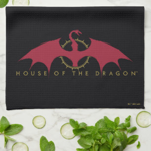 Paño De Cocina HOUSE OF THE DRAGON   Red Dragon Graphic