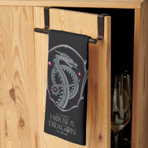 Paño De Cocina HOUSE OF THE DRAGON   Silver Dragon Crest