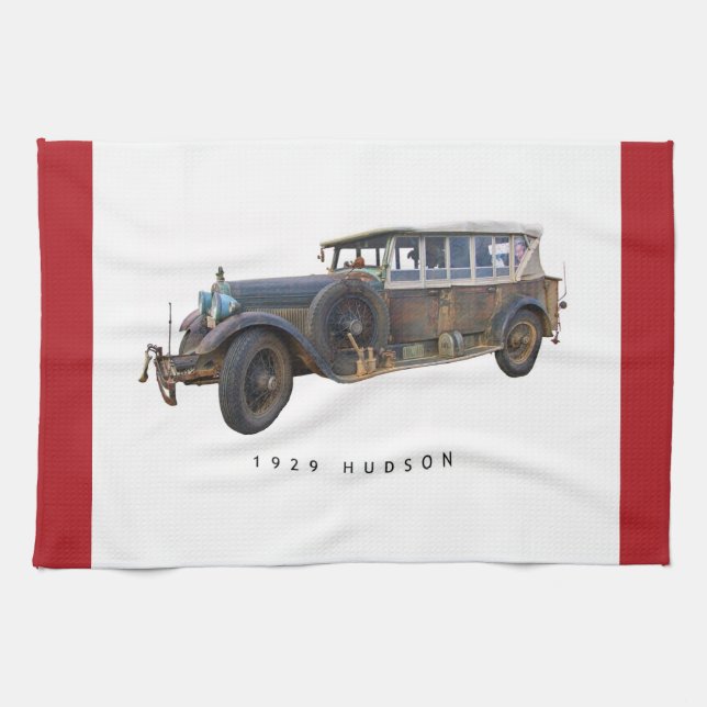 Paño De Cocina Hudson Car 1929 (Horizontal)