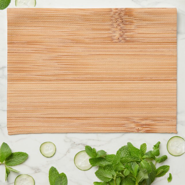 Paño De Cocina Huella de bambú marrón claro elegante de Guay (Doblado)