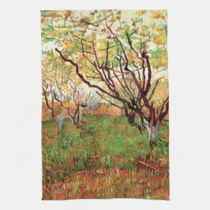Paño De Cocina Huerto en flor de Vincent van Gogh