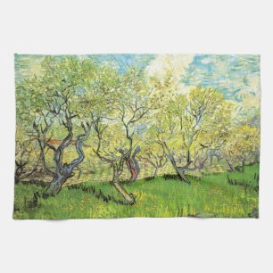 Paño De Cocina Huerto en flor de Vincent van Gogh