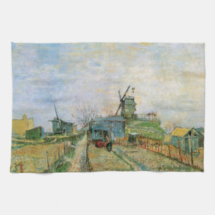 Paño De Cocina Huerto en Montmartre por Vincent van Gogh
