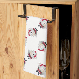 Paño De Cocina Huevo de Santa Navidad
