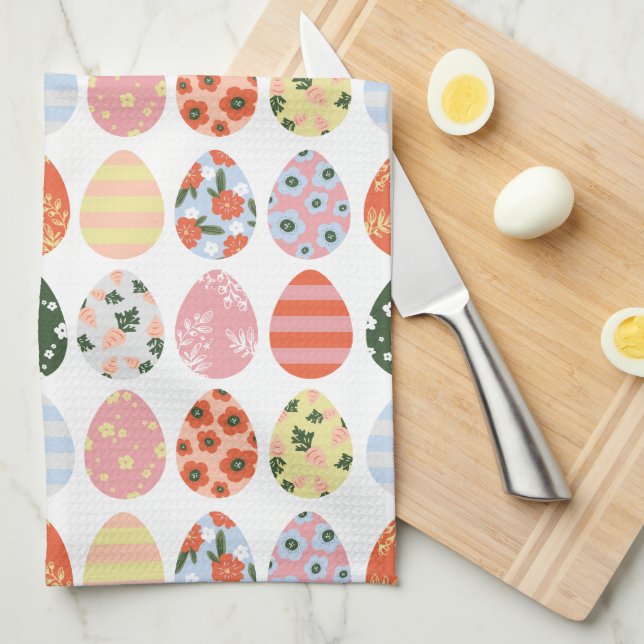 Paño De Cocina Huevos de Pascua (Doblado Cuarto)