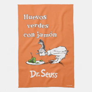 Paño De Cocina Huevos verdes con jamón del Dr. Seuss