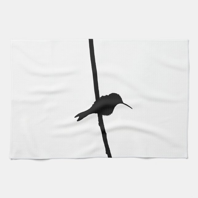 Paño De Cocina Hummingbird Silhouette (Horizontal)