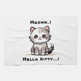 Paño De Cocina Humor divertido de catas de gato lindo