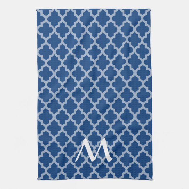 Paño De Cocina Humores marroquíes mediterráneos Quatrefoil con (Vertical)