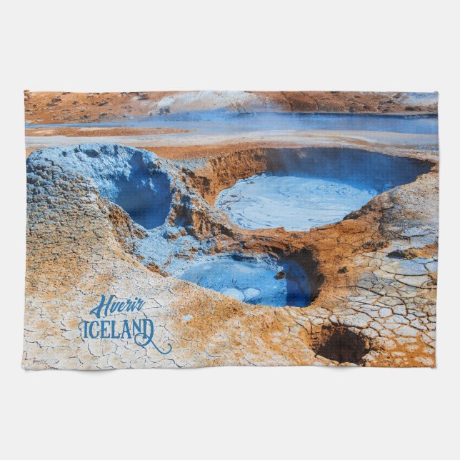 Paño De Cocina Hverir, Islandia (Horizontal)