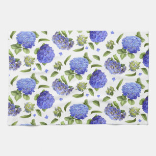 Paño De Cocina Hydrangeas azules