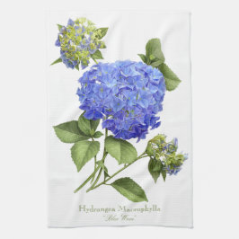 Paño De Cocina Hydrangeas Blue