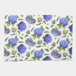 Paño De Cocina Hydrangeas Blue