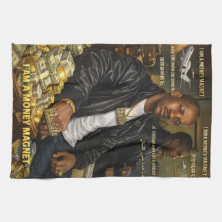 PAÑO DE COCINA I AM A MONEY MAGNET KITCHEN TOWEL