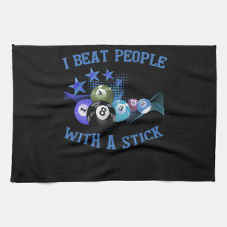 Paño De Cocina I Beat People With A Stick Billiards