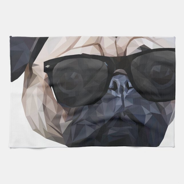 Paño De Cocina I Don't Give a Pug (Horizontal)