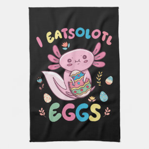 Paño De Cocina I Eatsolotl Huevos Rabbit Axolotl Bunny Easter