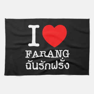 Paño De Cocina I Heart (Love) Farang