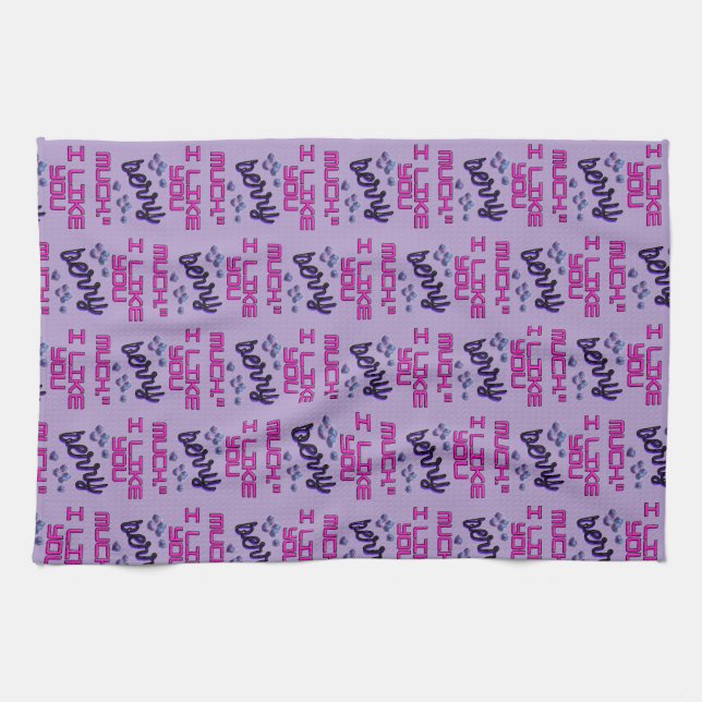 PAÑO DE COCINA I LIKE YOU BERRY MUCH (Horizontal)