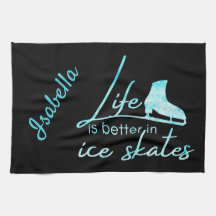 Ice Skyline vida mejor en patines azules