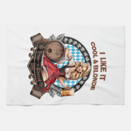 Paño De Cocina Ich mag es kühl und blond - Volksfest Kirchweih