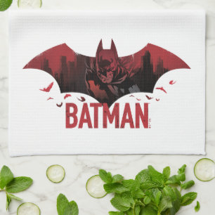 Paño De Cocina Icono de Batman Crimson Gotham