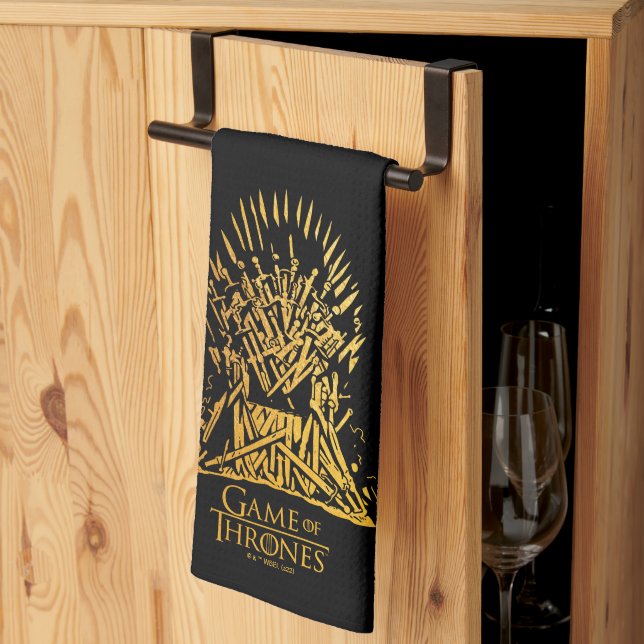 Paño De Cocina Icono del trono de hierro (Pliegue de tercios)