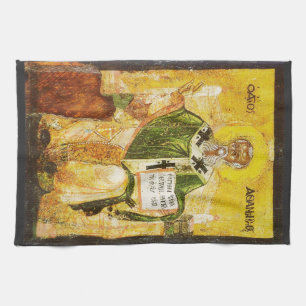 Paño De Cocina Icono ortodoxo de San Atanasio de Alejandría