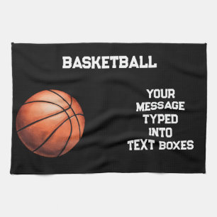 Paño De Cocina Ideas de regalos personalizados de baloncesto 