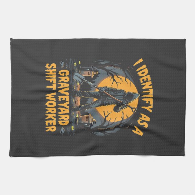 Paño De Cocina Identifico como trabajador de cambio de cementera  (Horizontal)