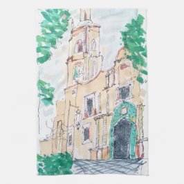 Paño De Cocina Iglesia Amarilla