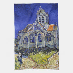 Paño De Cocina Iglesia de Auvers, Van Gogh