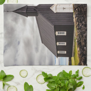 Paño De Cocina Iglesia Negra De Budir, Islandia