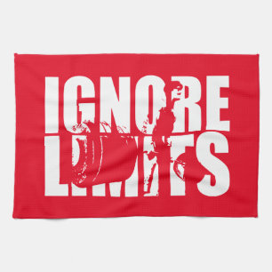 Paño De Cocina IGNORE LIMITS - Motivación del entrenamiento con r
