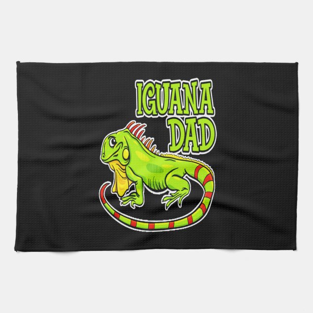 Paño De Cocina Iguana Dad (Horizontal)